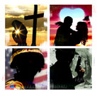Christianity, Romance, Patriotism and Gang silhouettes